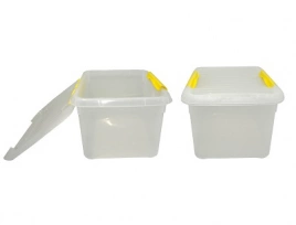 Контейнер  8,0л 300х230х160мм желтый зажим