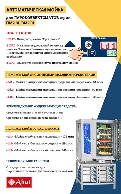 ПАРОКОНВЕКТОМАТ ПКА 20-1/1ПМ2-01 11000019444 фото 2